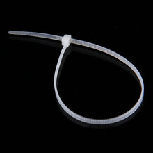 Load image into Gallery viewer, 500 PCS 3 x 150mm Self-Locking Nylon Cable Wire Zip Ties, 3mm x 150mm Black, 3mm x 150mm White