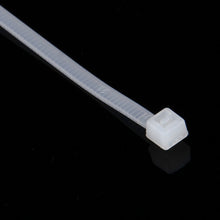Load image into Gallery viewer, 500 PCS 3 x 150mm Self-Locking Nylon Cable Wire Zip Ties, 3mm x 150mm Black, 3mm x 150mm White