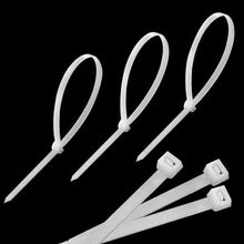 Load image into Gallery viewer, 1000pcs Self-Locking Nylon Cable Wire Zip Ties(Size: 3 x 100mm), 1000 PCS 3 x 100mm