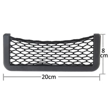Load image into Gallery viewer, Car Net Pockets 20cm x 8cm Automotive Storage String Bag with Adhesive, 20 x 8cm