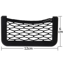 Load image into Gallery viewer, Car Net Pockets 12cm x 6cm Automotive Storage String Bag with Adhesive, 12x6cm