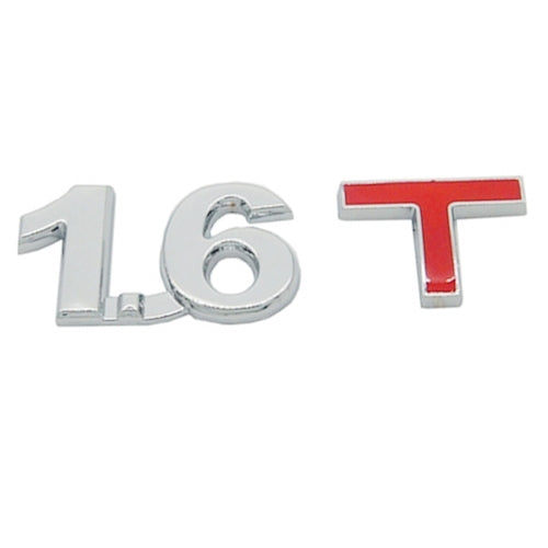 3D Universal Decal Chromed Metal Car Emblem Badge Sticker Car Trailer Gas Displacement Identification, Size: 8.5x2.5 cm, 1.6T, 1.8T, 2.0T, 2.2T, 2.4T, 2.5T, 2.8T, 3.0T