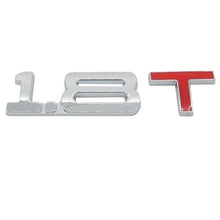Load image into Gallery viewer, 3D Universal Decal Chromed Metal Car Emblem Badge Sticker Car Trailer Gas Displacement Identification, Size: 8.5x2.5 cm, 1.8T, 2.0T, 2.5T, 2.8T, 3.0T, 1.6T