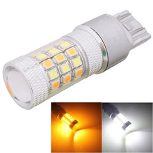 Load image into Gallery viewer, T20/7443 8W 420LM White + Yellow Light 42 LED 2835 SMD Car Brake Light Steering Light Bulb, DC 12V, T20