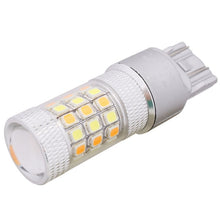 Load image into Gallery viewer, T20/7443 8W 420LM White + Yellow Light 42 LED 2835 SMD Car Brake Light Steering Light Bulb, DC 12V, T20