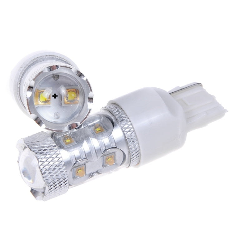 2 PCS 7440 650 Lumen 50W 10-3535-LEDs 6500K White Light  Car Brake Light, DC 12-24V, 7440