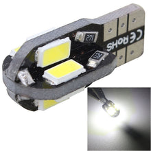 Load image into Gallery viewer, 10 PCS T10 4W 280LM White Light 8 LED SMD 5630 Canbus Decode Car Clearance Lights Lamp, DC 12V, 4W 280LM