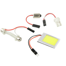 Load image into Gallery viewer, 9W White Light LED Car Interior Lamp with T10 Dome + BA9S Festoon Adapter, 9W