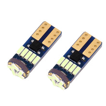 Load image into Gallery viewer, 2PCS T10 3W 450LM 15 LED 4014 SMD LED Decode Error-Free Canbus Car Clearance Lamp,DC12V, 15 LED 4014 SMD LEDs