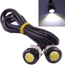 Load image into Gallery viewer, 2 PCS 2x 2W Waterproof Eagle Eye Light White LED Light for Vehicles, Cable Length: 60cm