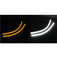 Load image into Gallery viewer, 2 PCS  4.5W 270LM 6500K 597-577nm White + Yellow Wired LED Tube Daytime Running Light DRL Steering Lamp, DC12V, Lamp Length:45cm, 4.5W 270LM
