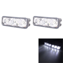 Load image into Gallery viewer, 2 PCS MZ 9W 540LM 6500K 3-LED White Light Wired Car Daytime Running Light Fog Lamp, DC12-24V,Light Wire: 15cm, MZ 9W