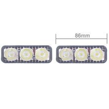 Load image into Gallery viewer, 2 PCS MZ 9W 540LM 6500K 3-LED White Light Wired Car Daytime Running Light Fog Lamp, DC12-24V,Light Wire: 15cm, MZ 9W