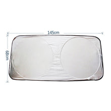 Load image into Gallery viewer, 6 in 1 Summer Accessories Coated Silver Car Sun Shade Cloth Set, Random Color Delivery, 6 in 1 Sun Shade