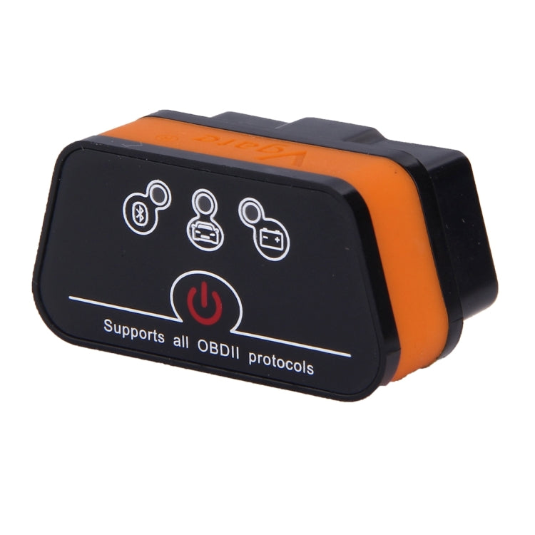 Vgate iCar II Super Mini ELM327 OBDII Bluetooth V3.0 Car Scanner Tool, Support Android OS, Support All OBDII Protocols, Bluetooth V3.0 Black, Bluetooth V3.0 Oragne, Bluetooth V3.0  White, Bluetooth V3.0 Orange + Black, Bluetooth V3.0 Blue              ...
