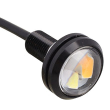 Load image into Gallery viewer, 2 PCS  22.5mm 2W 200LM White + Yellow Light 4 LED SMD 5630 Eagle Eye Car Steering Light Daytime Running Light, 0