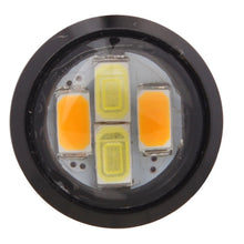 Load image into Gallery viewer, 2 PCS  22.5mm 2W 200LM White + Yellow Light 4 LED SMD 5630 Eagle Eye Car Steering Light Daytime Running Light, 0