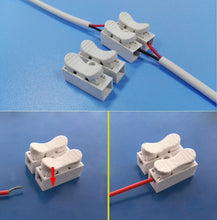 Load image into Gallery viewer, 100 PCS 2 Way Push Quick Cable Connector Terminal Wiring Terminal 220V 2A