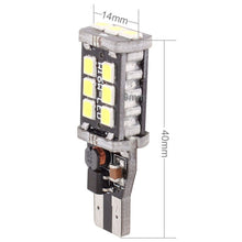 Load image into Gallery viewer, 2 PCS T15 3W White LED 300LM SMD 2835 Car Rear Fog Lamp / Backup Light for Vehicles, DC 12V, T15+3W 300LM/6500K