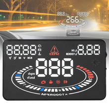 Load image into Gallery viewer, E300 5.5 inch Car OBDII / EUOBD HUD Vehicle-mounted Head Up Display Security System, Support Speed &amp; Fuel Consumption, Overspeed Alarm,  Fuel Consumption, Water Temperature, etc., E300