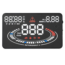 Load image into Gallery viewer, E300 5.5 inch Car OBDII / EUOBD HUD Vehicle-mounted Head Up Display Security System, Support Speed &amp; Fuel Consumption, Overspeed Alarm,  Fuel Consumption, Water Temperature, etc., E300