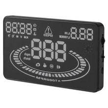 Load image into Gallery viewer, E300 5.5 inch Car OBDII / EUOBD HUD Vehicle-mounted Head Up Display Security System, Support Speed &amp; Fuel Consumption, Overspeed Alarm,  Fuel Consumption, Water Temperature, etc., E300