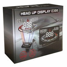 Load image into Gallery viewer, E300 5.5 inch Car OBDII / EUOBD HUD Vehicle-mounted Head Up Display Security System, Support Speed &amp; Fuel Consumption, Overspeed Alarm,  Fuel Consumption, Water Temperature, etc., E300