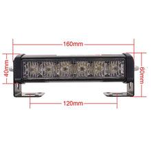 Load image into Gallery viewer, 2 PCS  6 inch 6 LED 2 x 18W Car Flash Warning Light Red + Blue Change White Waterproof Emergency Light, DC 12V, Light Red + Blue Change White