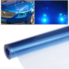 Load image into Gallery viewer, Protective Decoration Flash Point Car Light Membrane /Lamp Sticker, Size: 195cm x 30cm, Matte Black, Dark Blue, Grey Black, Dark Black, Baby Blue, Fluorescent Green, Pink, Crystal Green