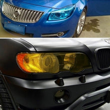 Load image into Gallery viewer, Protective Decoration Flash Point Car Light Membrane /Lamp Sticker, Size: 195cm x 30cm, Baby Blue, Fluorescent Green, Pink, Crystal Green, Matte Black, Dark Blue, Grey Black, Dark Black