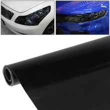 Load image into Gallery viewer, Protective Decoration Flash Point Car Light Membrane /Lamp Sticker, Size: 195cm x 30cm, Matte Black, Dark Blue, Grey Black, Dark Black, Baby Blue, Fluorescent Green, Pink, Crystal Green