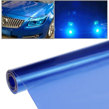 Load image into Gallery viewer, Protective Decoration Flash Point Car Light Membrane /Lamp Sticker, Size: 195cm x 30cm, Matte Black, Dark Blue, Grey Black, Dark Black, Baby Blue, Fluorescent Green, Pink, Crystal Green
