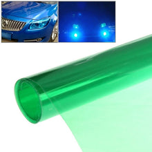 Load image into Gallery viewer, Protective Decoration Flash Point Car Light Membrane /Lamp Sticker, Size: 195cm x 30cm, Matte Black, Dark Blue, Grey Black, Dark Black, Baby Blue, Fluorescent Green, Pink, Crystal Green