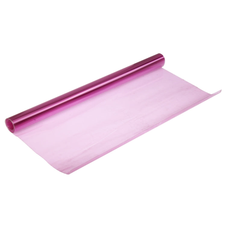Protective Decoration Car Light Membrane /Lamp Sticker, Size: 100cm(L) x 40cm(W), Purple, Red