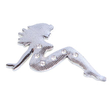 Load image into Gallery viewer, Beautiful Girl Diamond Metal Chrome Badges, Girl