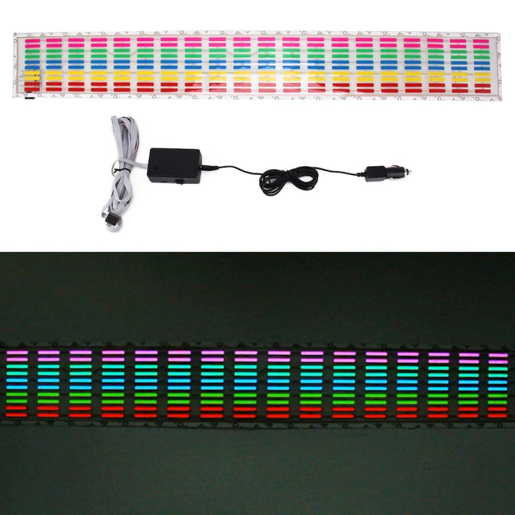 5 Colors Music Active EL Car Sticker Equalizer with Car Charger, Size: 90cm x 10cm, 90 x 10cm