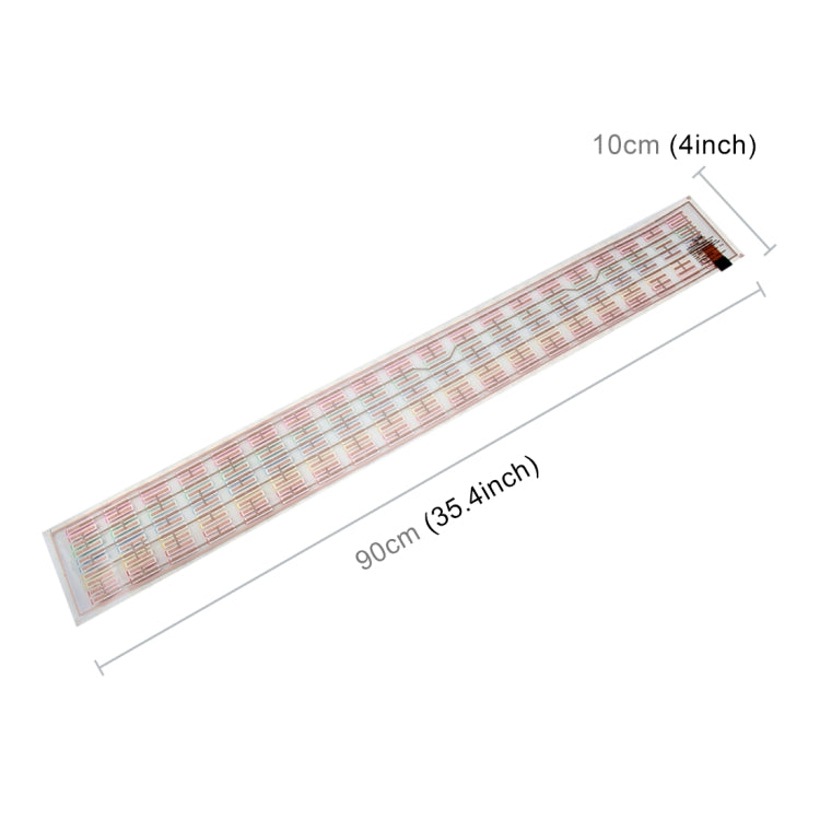 5 Colors Music Active EL Car Sticker Equalizer with Car Charger, Size: 90cm x 10cm, 90 x 10cm