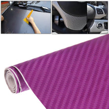 Load image into Gallery viewer, Car Decorative 3D Carbon Fiber PVC Sticker, Size: 127cm x 50cm