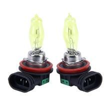 Load image into Gallery viewer, 2 X H11 HOD Halogen Bulbs 12V 100W 2400 LM 3500K Yellow Light Headlights, H11