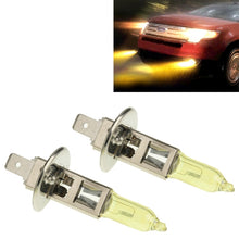 Load image into Gallery viewer, 2 X H1 HOD Halogen Bulbs 12V 100W 2400 LM 3500K Yellow Light Headlights, H1