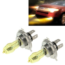 Load image into Gallery viewer, 2 X H4 HOD Halogen Bulbs 12V 100W 2400 LM 3500K Yellow Light Headlights, H4