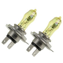 Load image into Gallery viewer, 2 X H4 HOD Halogen Bulbs 12V 100W 2400 LM 3500K Yellow Light Headlights, H4