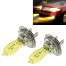 Load image into Gallery viewer, 2 X H7 HOD Halogen Bulbs 12V 100W 2400 LM 3500K Yellow Light Headlights, H7