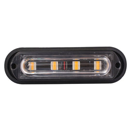 12W 720LM 4-LED 18 Flash Patterns Car Strobe Emergency Warning Light Lamp, DC 12V, 4-LED Yellow Light, 4-LED White Light, 4-LED Blue Light, 4-LED White + Red Light, 4-LED White + Yellow Light, 4-LED Red + Blue