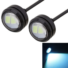Load image into Gallery viewer, 2 PCS 22.5mm 1.5W 150LM Ice Blue Light 3 LED SMD 5630 Spotlight Eagle Eye Light Daytime Running Light for Vehicles, S-CMS-3700B, S-CMS-3700F, S-CMS-3700G, S-CMS-3700L, S-CMS-3700R, S-CMS-3700W, S-CMS-3700Y