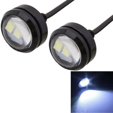 Load image into Gallery viewer, 2 PCS 22.5mm 1.5W 150LM Ice Blue Light 3 LED SMD 5630 Spotlight Eagle Eye Light Daytime Running Light for Vehicles, S-CMS-3700B, S-CMS-3700F, S-CMS-3700G, S-CMS-3700L, S-CMS-3700R, S-CMS-3700W, S-CMS-3700Y