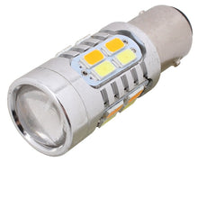 Load image into Gallery viewer, 2PCS 1157/BAY15D 10W 700LM  Yellow + White Light 20-LED SMD 5630 Car Brake Light Lamp Bulb, Constant Current, DC 12-24V, 1157