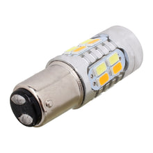 Load image into Gallery viewer, 2PCS 1157/BAY15D 10W 700LM  Yellow + White Light 20-LED SMD 5630 Car Brake Light Lamp Bulb, Constant Current, DC 12-24V, 1157