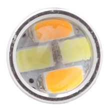Load image into Gallery viewer, 2PCS 1157/BAY15D 10W 700LM  Yellow + White Light 20-LED SMD 5630 Car Brake Light Lamp Bulb, Constant Current, DC 12-24V, 1157