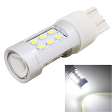Load image into Gallery viewer, 2 PCS T20 4.2W 630LM White Light Dual Wires 21 LED 2835 SMD Car Brake Light Daytime Running Light Bulb,  DC 12V, T20 Dual Wires